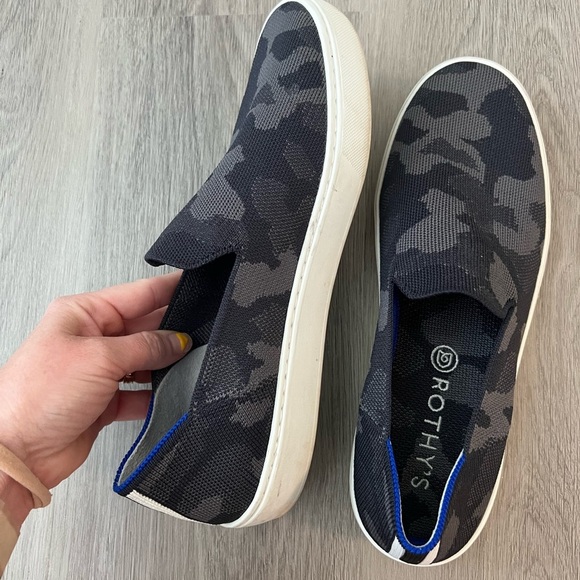 ROTHY'S The Original Slip On Sneaker CAMO 9.5 - Picture 3 of 13